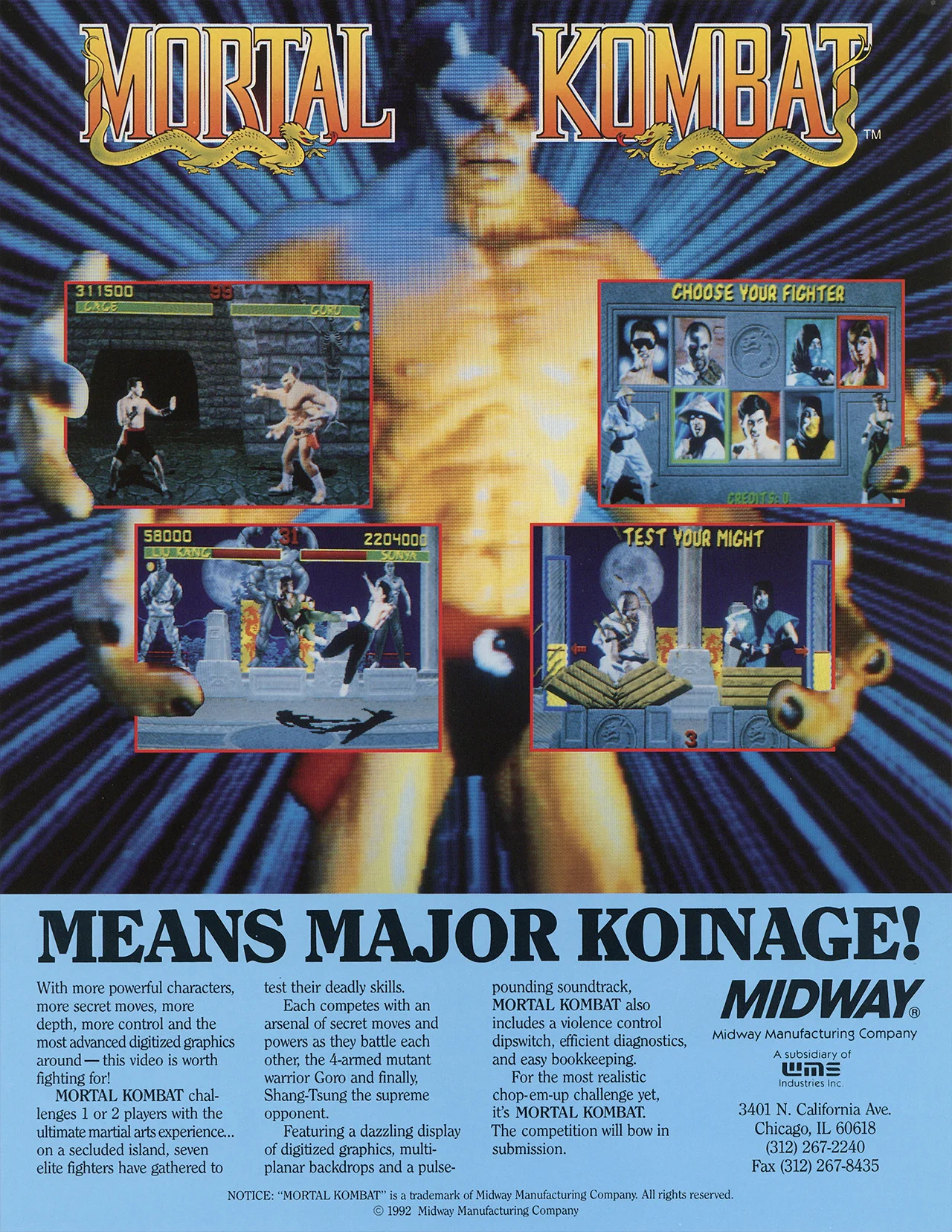 Kick-panel artwork, Mortal Kombat