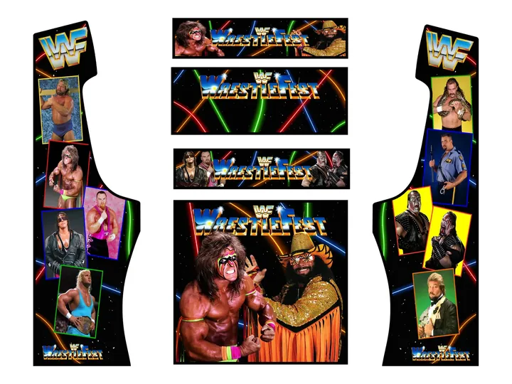 Flat artwork panels for Sheamus — Celtic Arcade