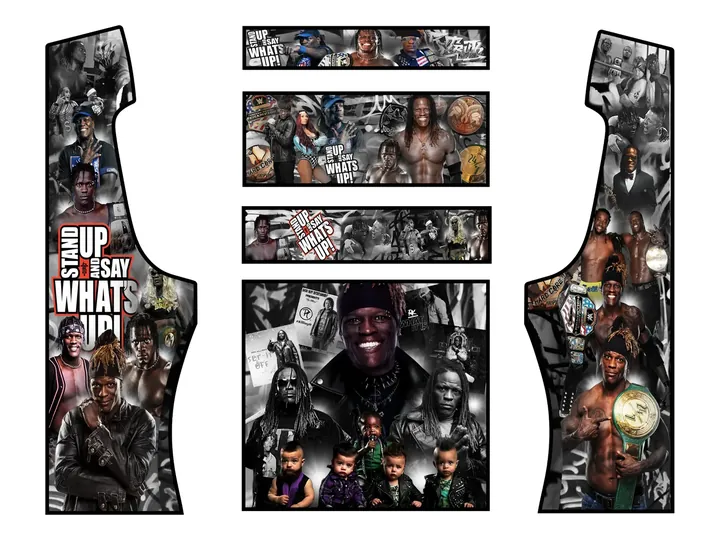 Flat artwork panels for R-Truth — R-Cade