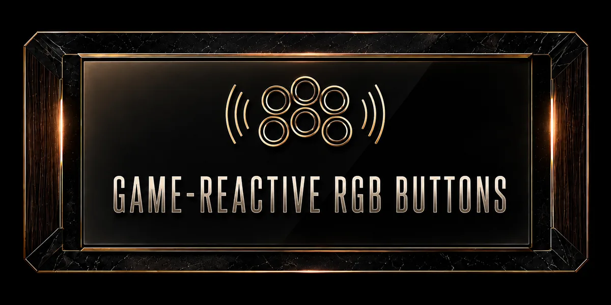 Game-reactive RGB buttons