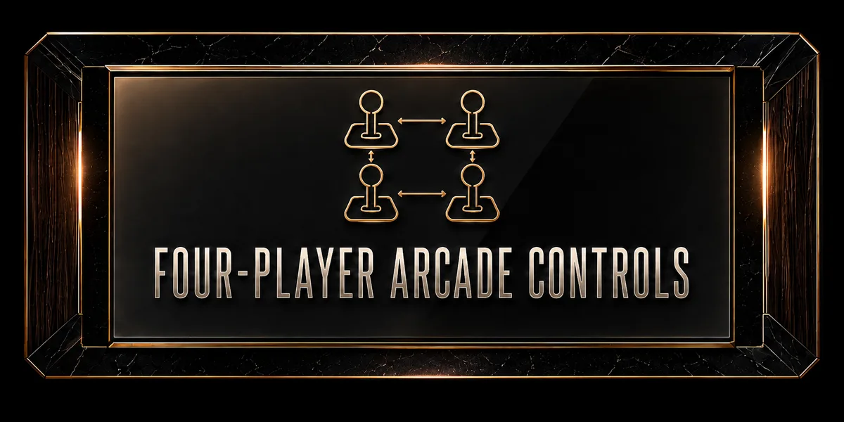 Four-player arcade controls