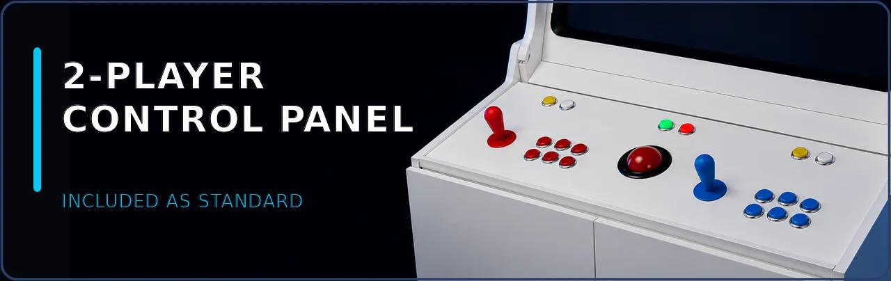 2-player control panel — included as standard