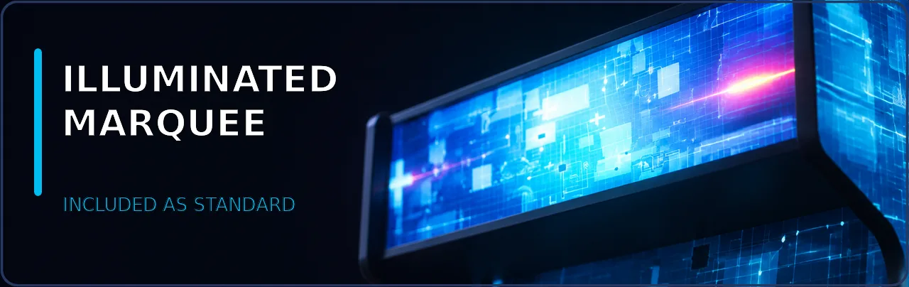 Illuminated marquee — included as standard