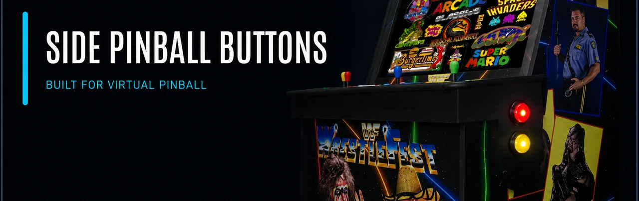 Side pinball buttons