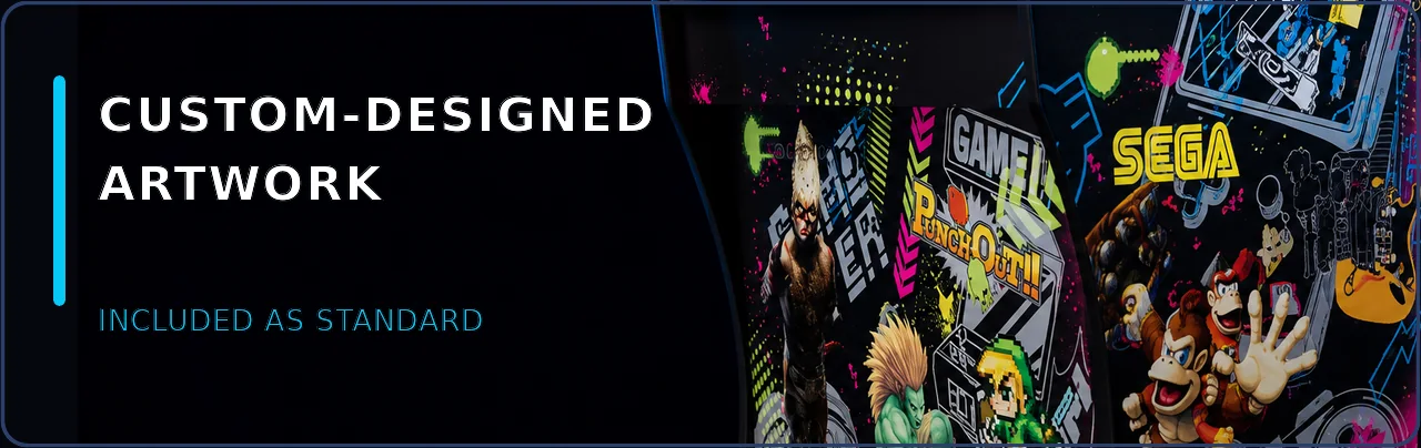 Custom-designed artwork — included as standard
