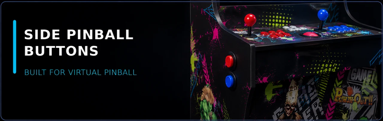Side pinball buttons
