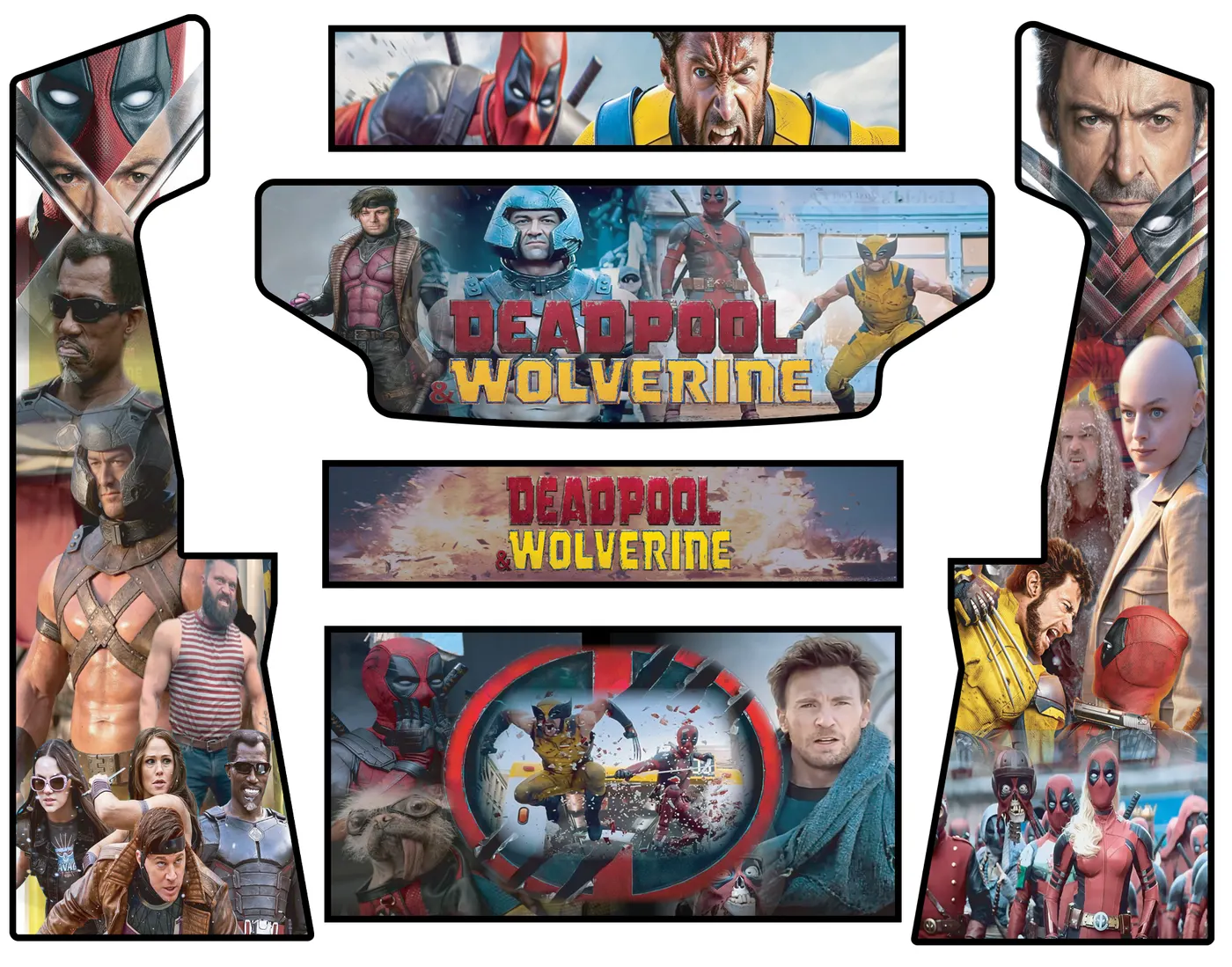 The custom wrap artwork for Deadpool & Wolverine