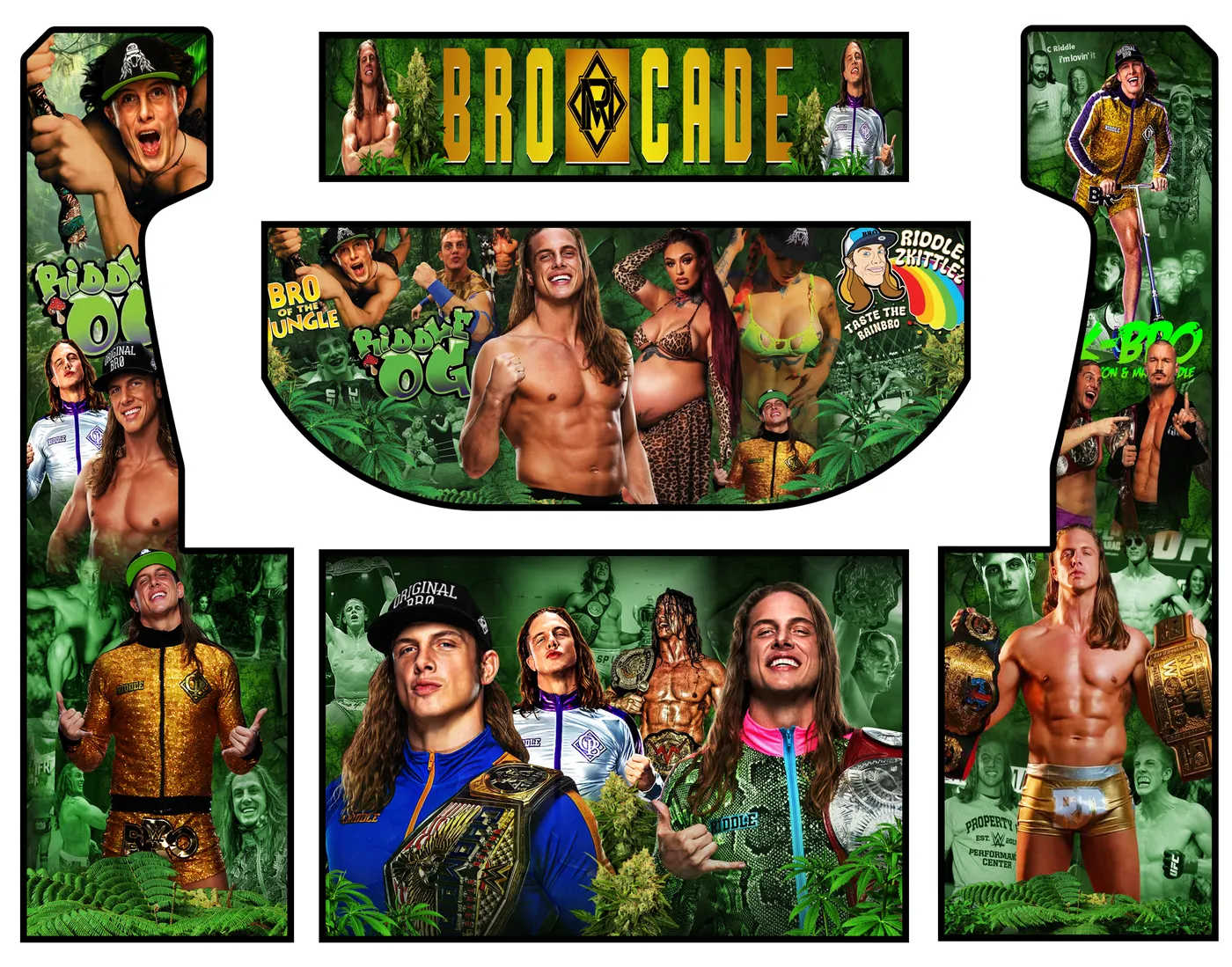 The custom wrap artwork for Bro-Cade