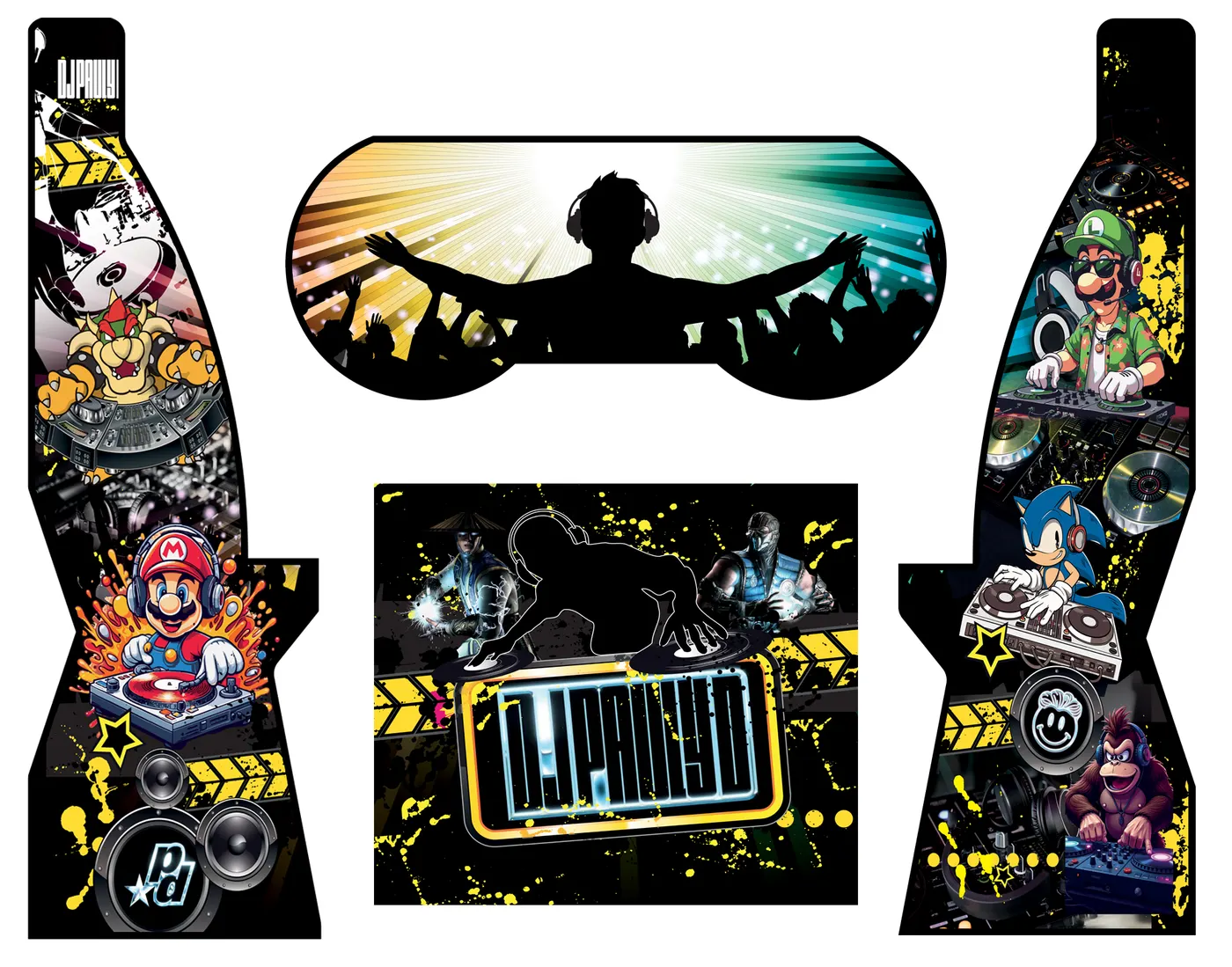 The custom wrap artwork for DJ Pauly D