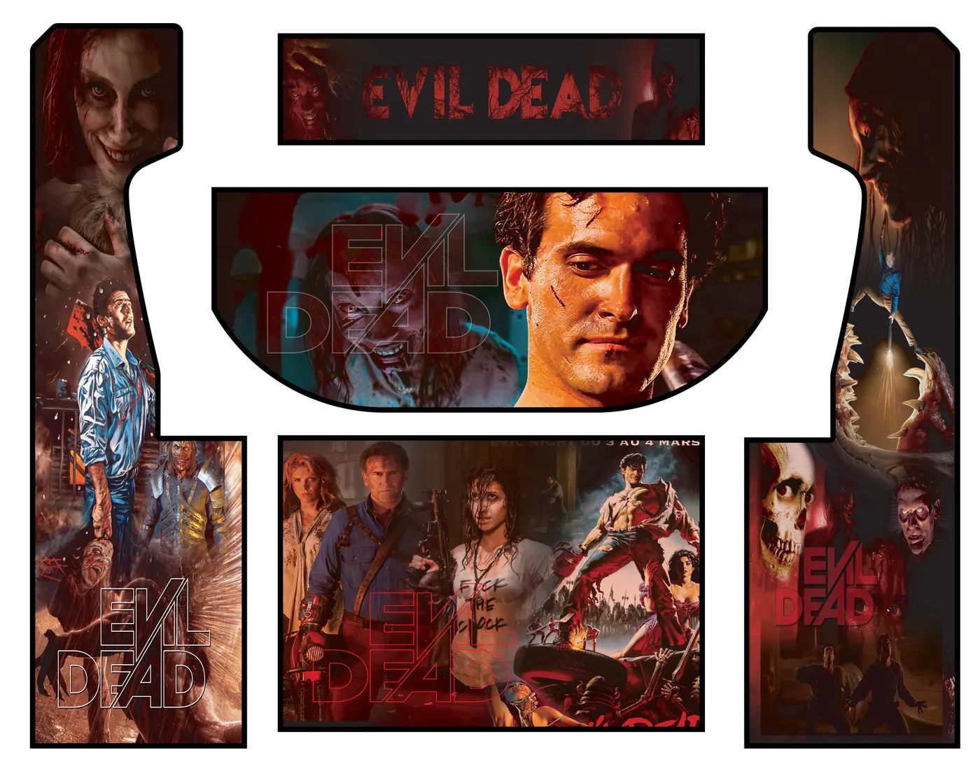 The custom wrap artwork for Evil Dead