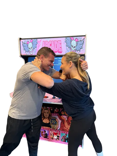 Hart Family Arcade — Natalya & TJ Wilson's custom Phantom arcade