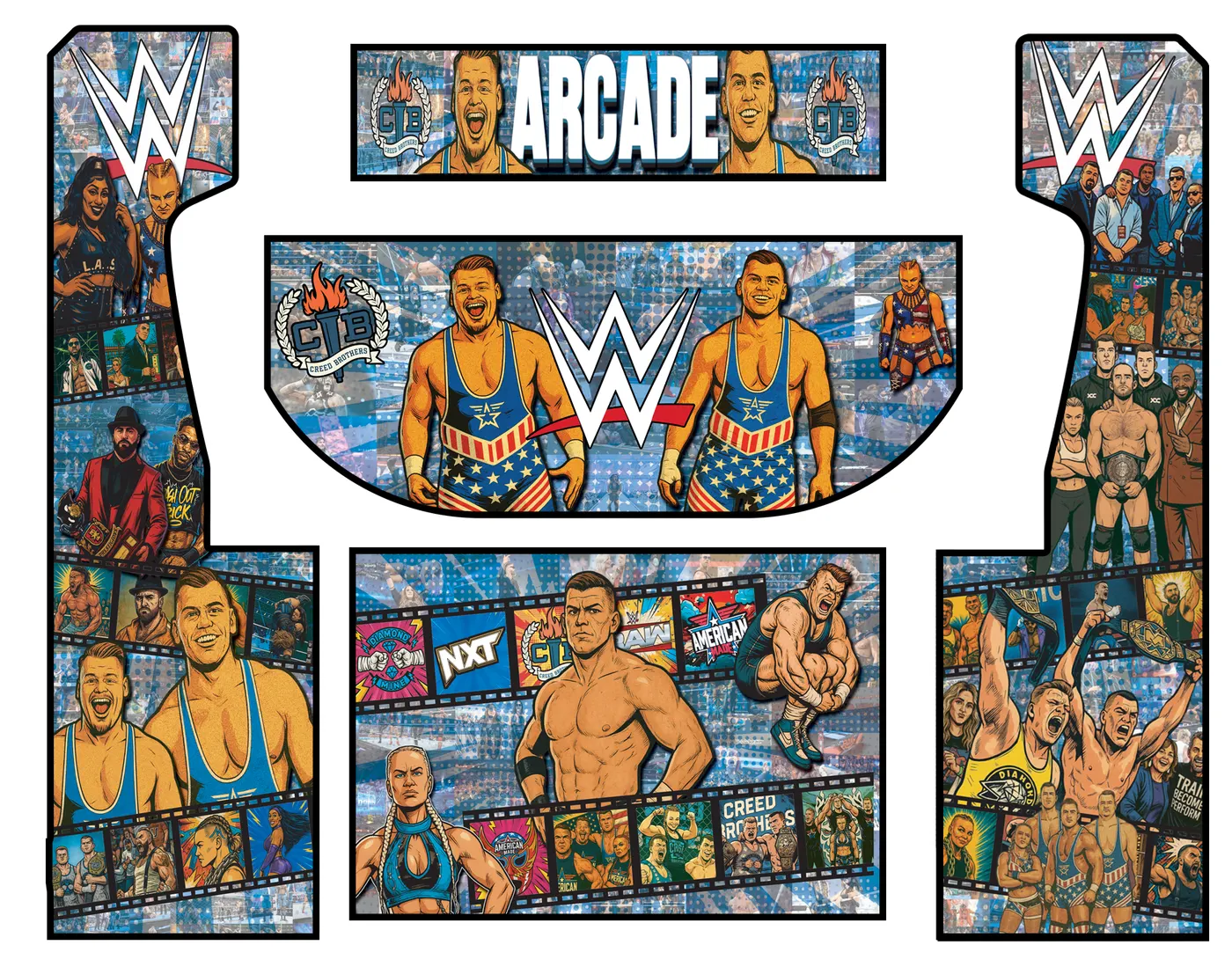 The custom wrap artwork for Julius Creed