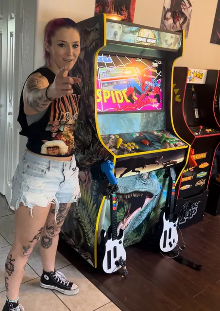 Jurassic Arcade — Tegan Nox's custom Phantom arcade
