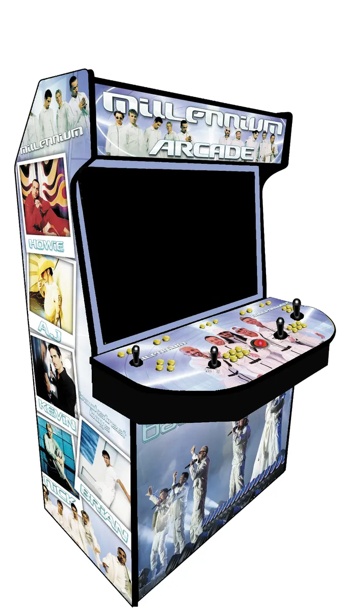 Nick Carter with the Millenium Arcade