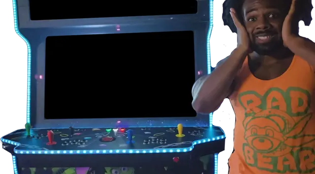 New Arcade DAAAAAAY — Xavier Woods's custom Phantom arcade