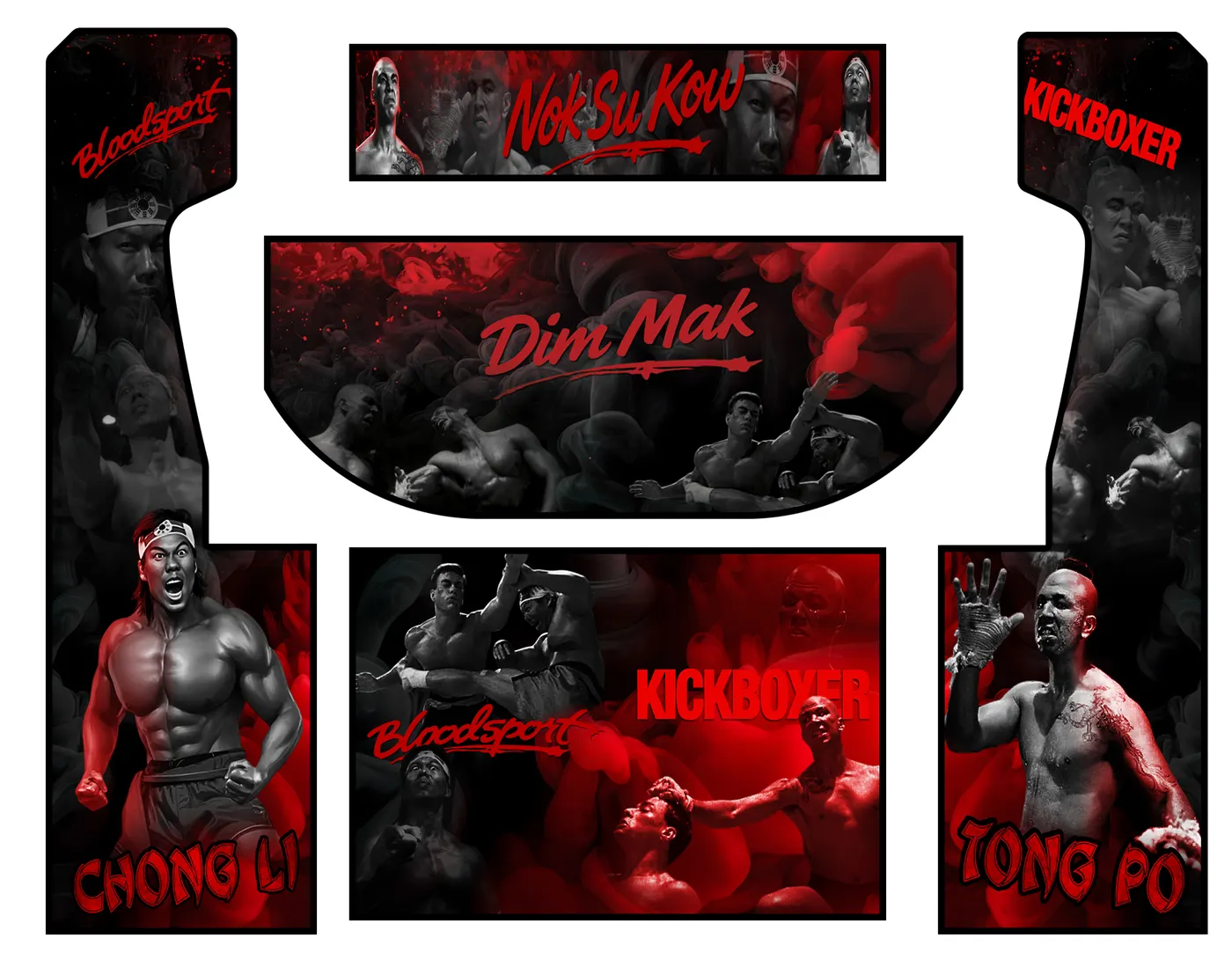 The custom wrap artwork for Nok Su Kow