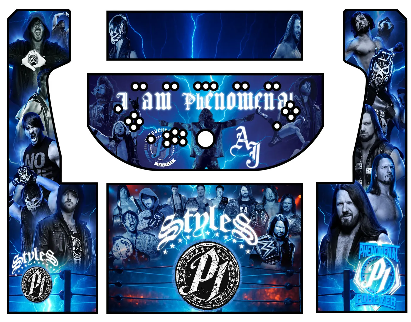 The custom wrap artwork for Phenomenal Arcade
