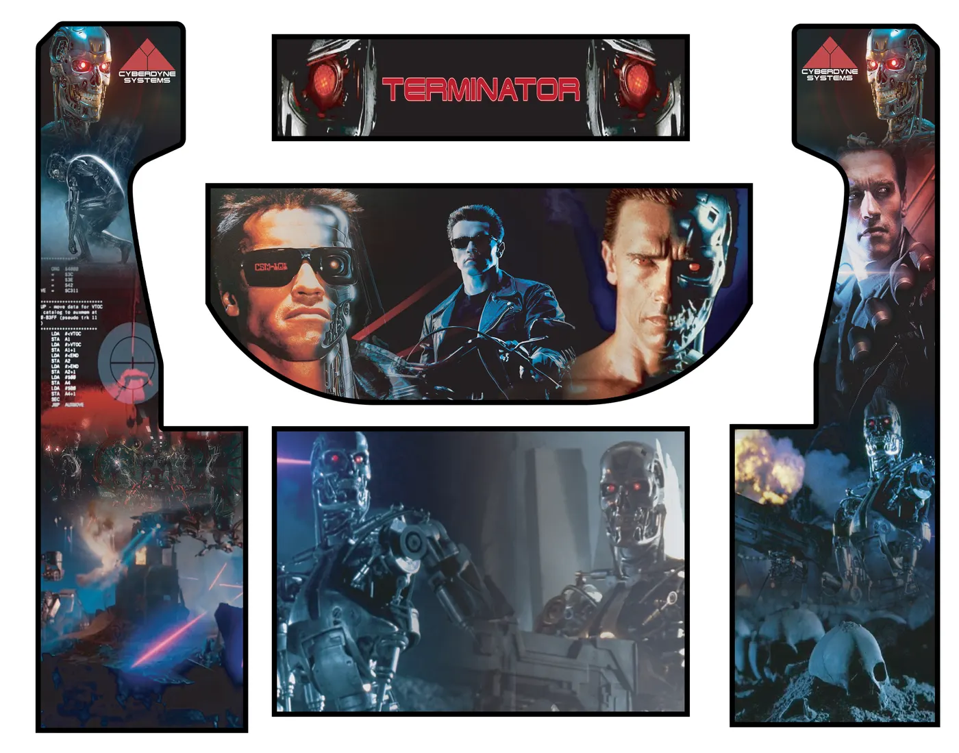 The custom wrap artwork for Terminator